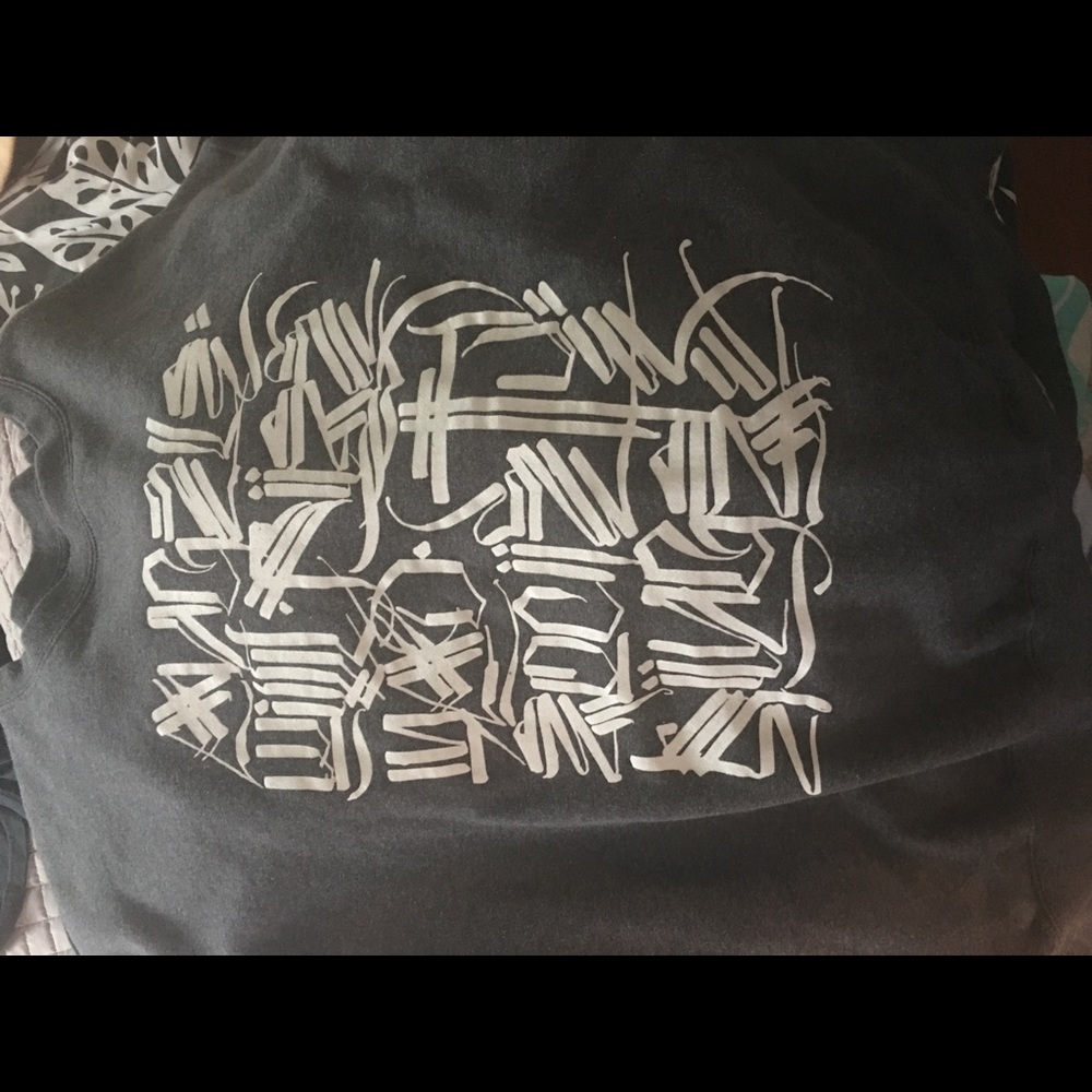 The seventh letter retna msk crew sweatshirt